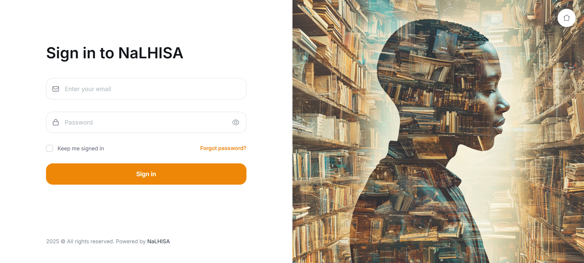 Web Design - NaLHISA Liberation Heritage Research Portal